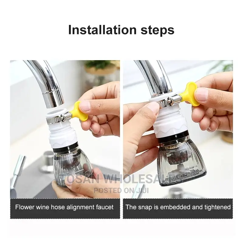 Extendable Faucet Splash Filter
