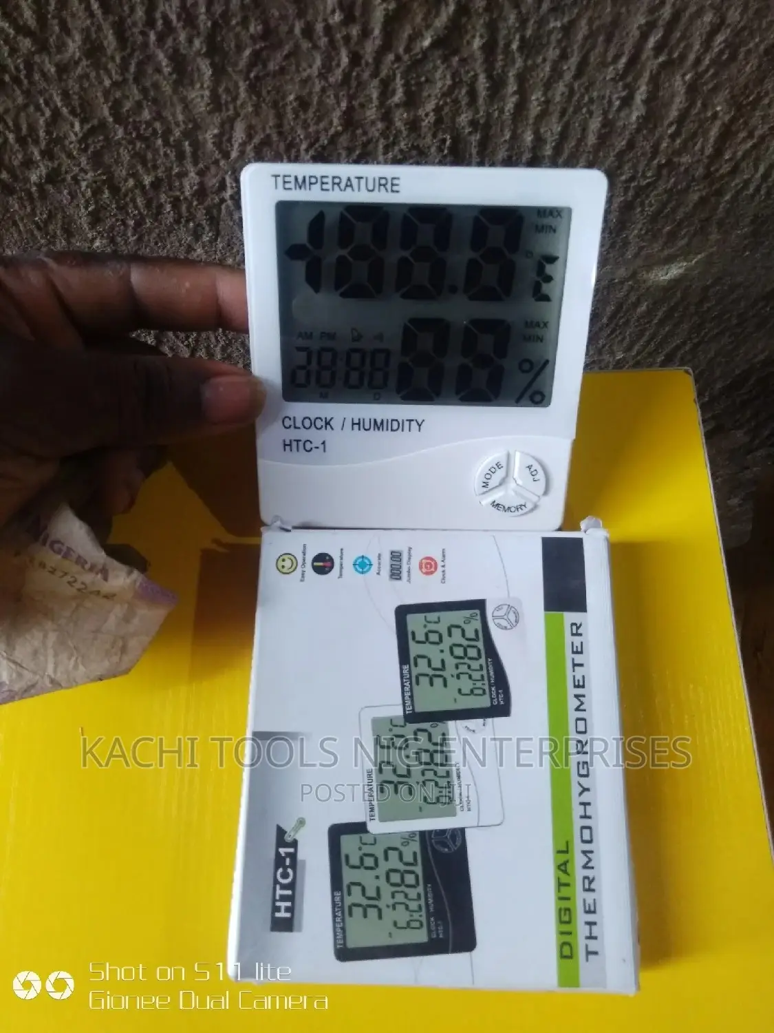 Digital Humidity Temperature Monitor Meter