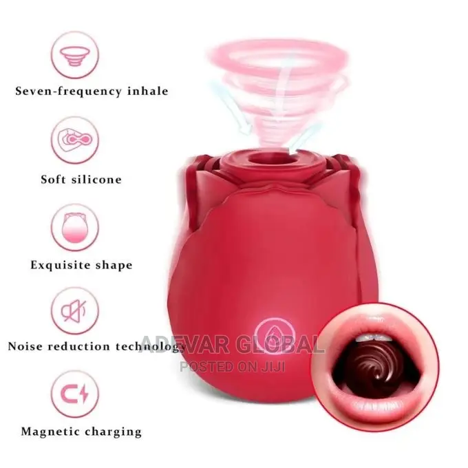 Rose Sucking Clitoris Vibrator and Nipple Sucker