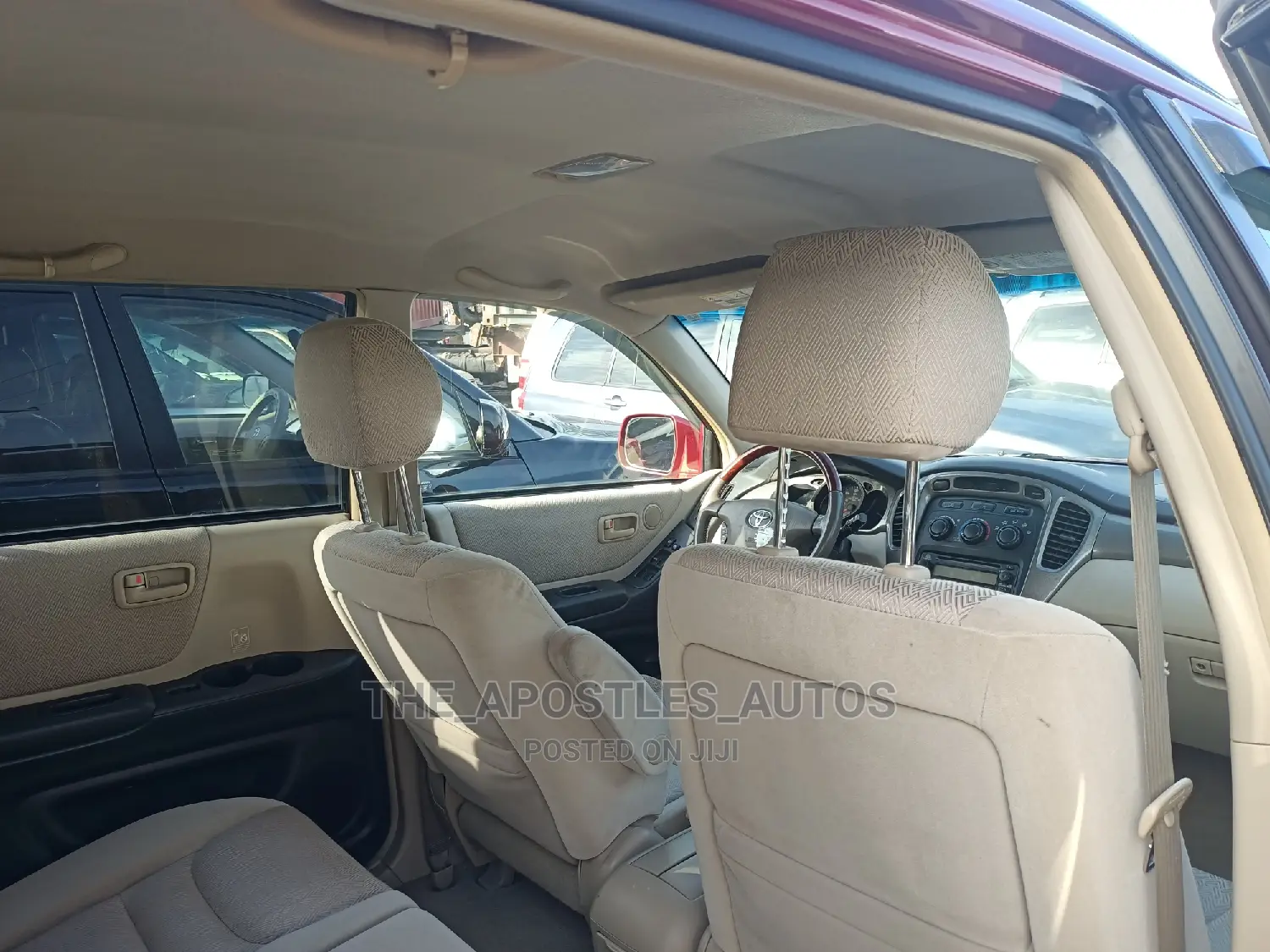 Toyota Highlander Base FWD 2003 Red