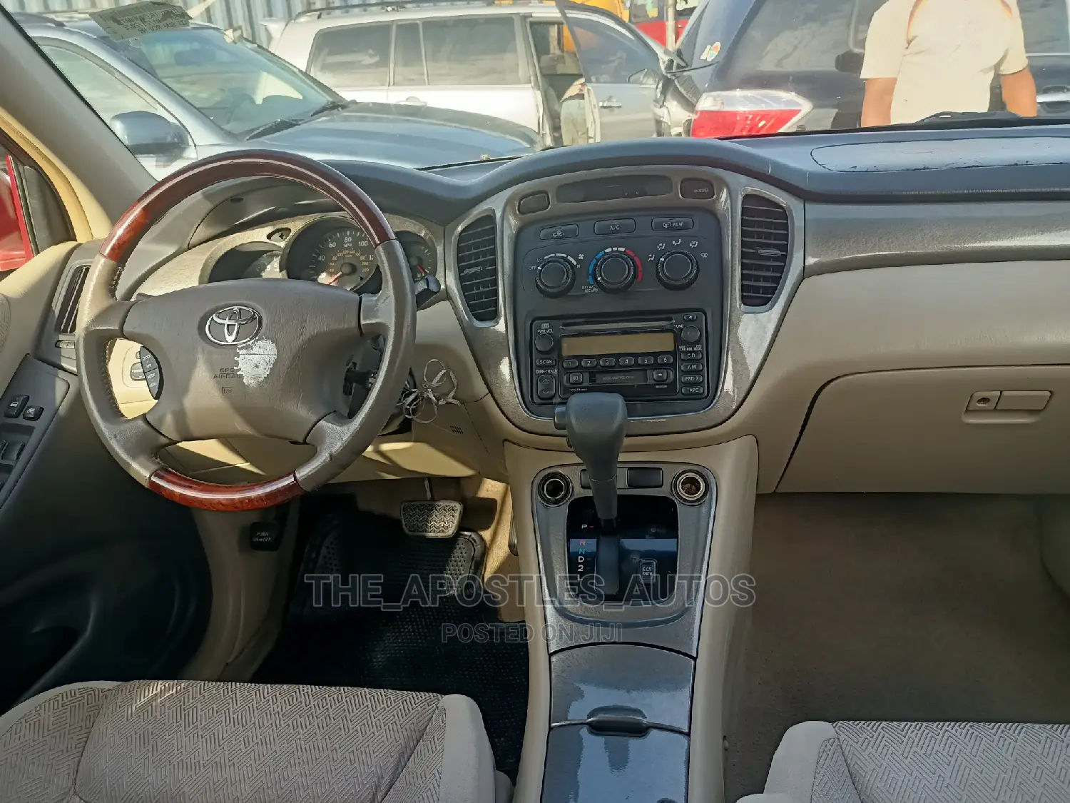 Toyota Highlander Base FWD 2003 Red