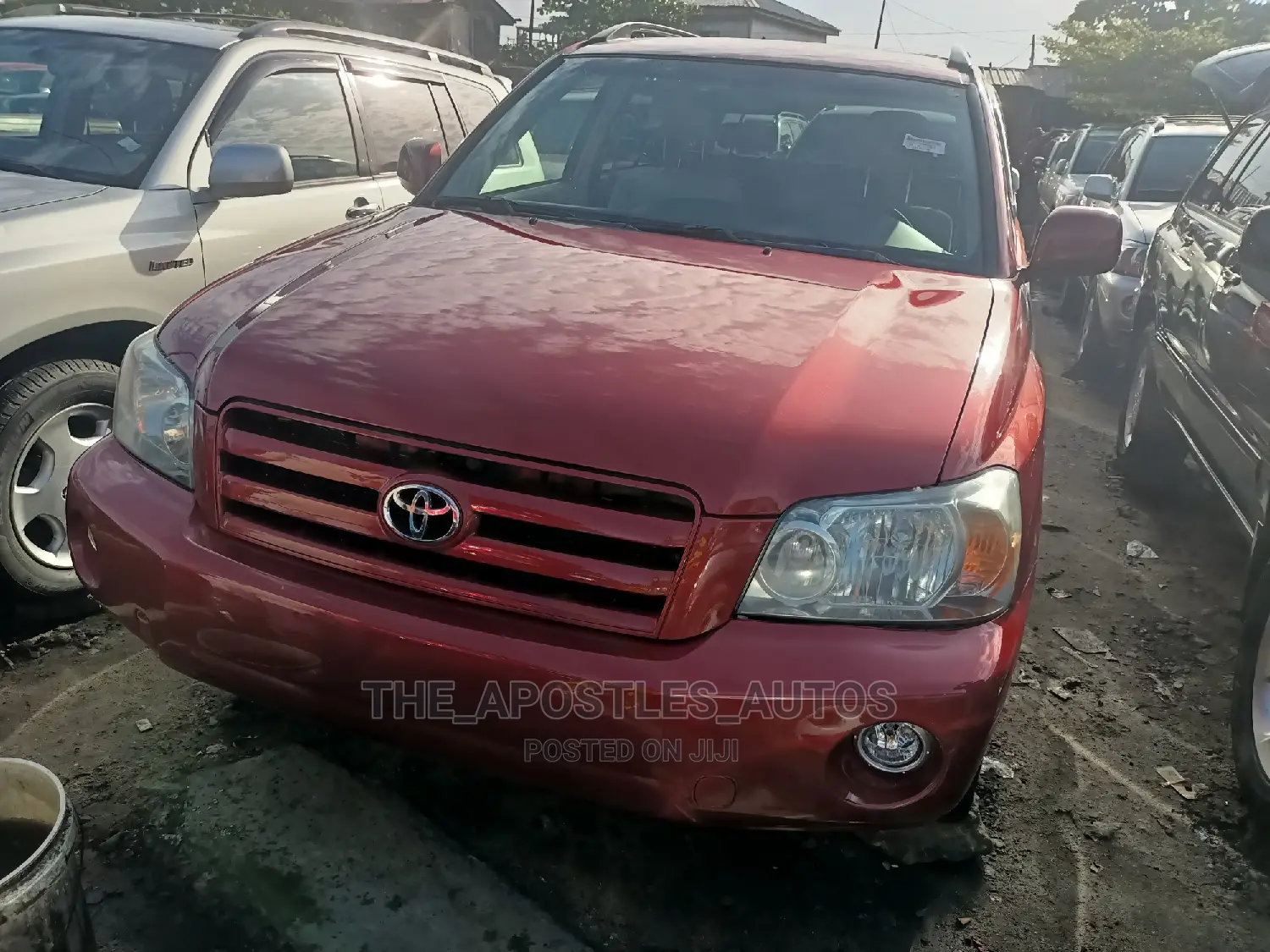 Toyota Highlander Base FWD 2003 Red