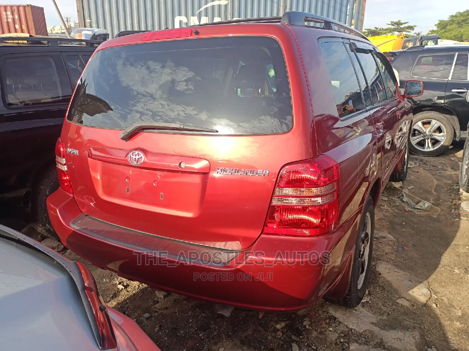 Toyota Highlander Base FWD 2003 Red