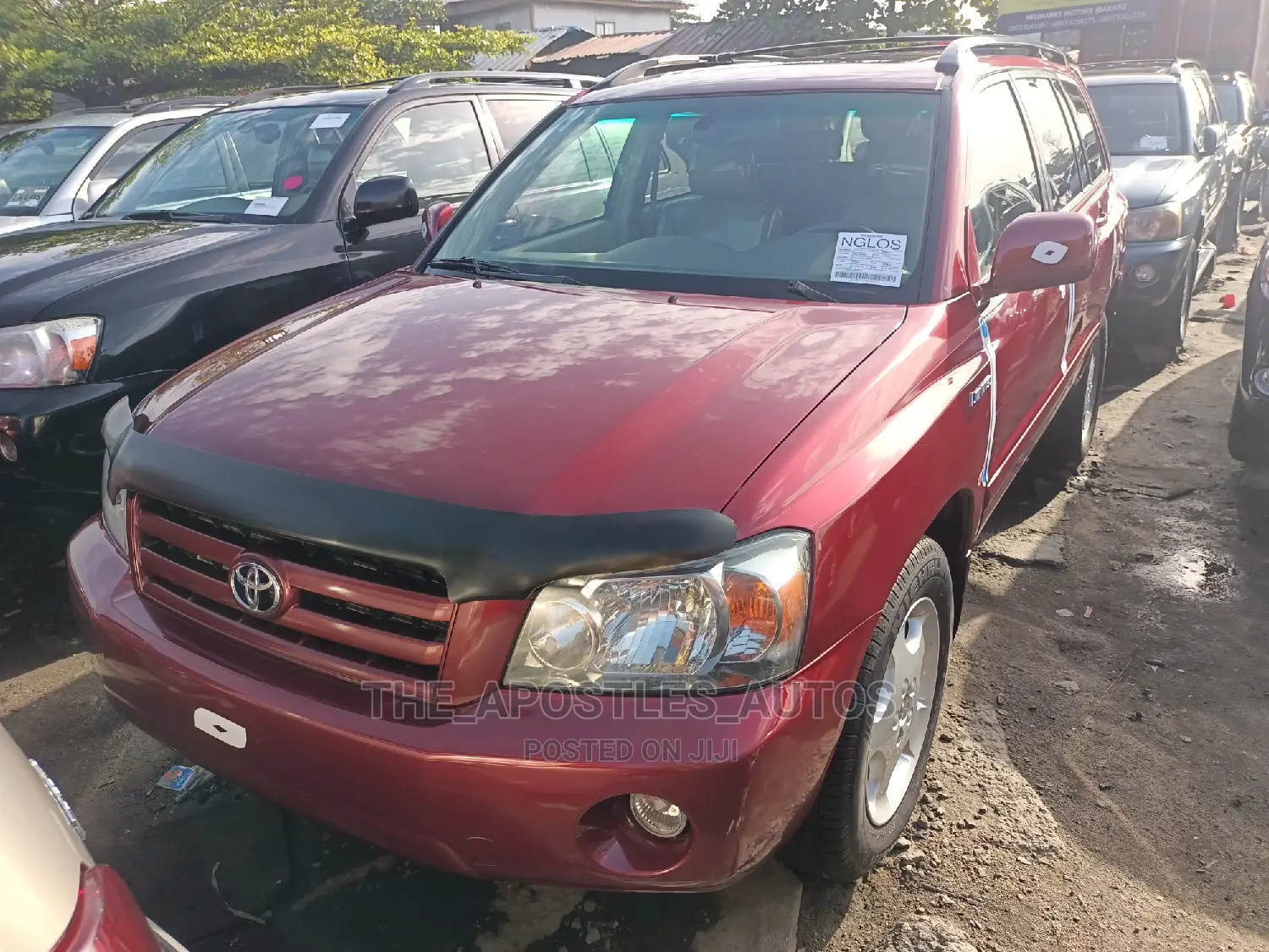 Toyota Highlander V6 2005 Red