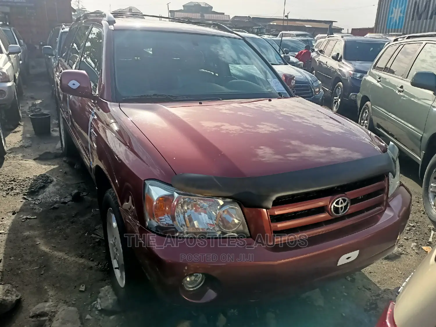Toyota Highlander V6 2005 Red