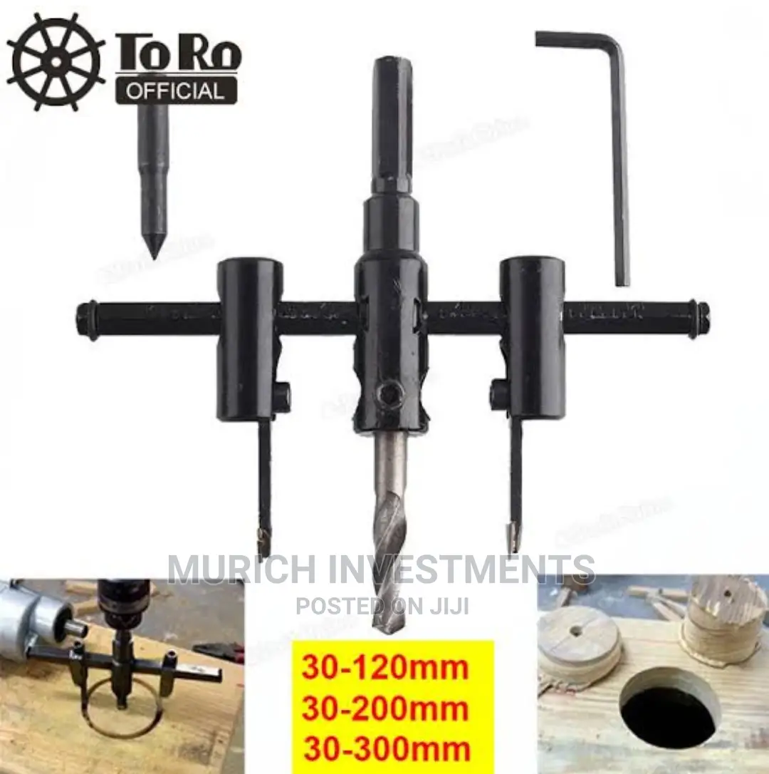 30mm - 200mm Adjustable Circle Hole Saws Tools Ki