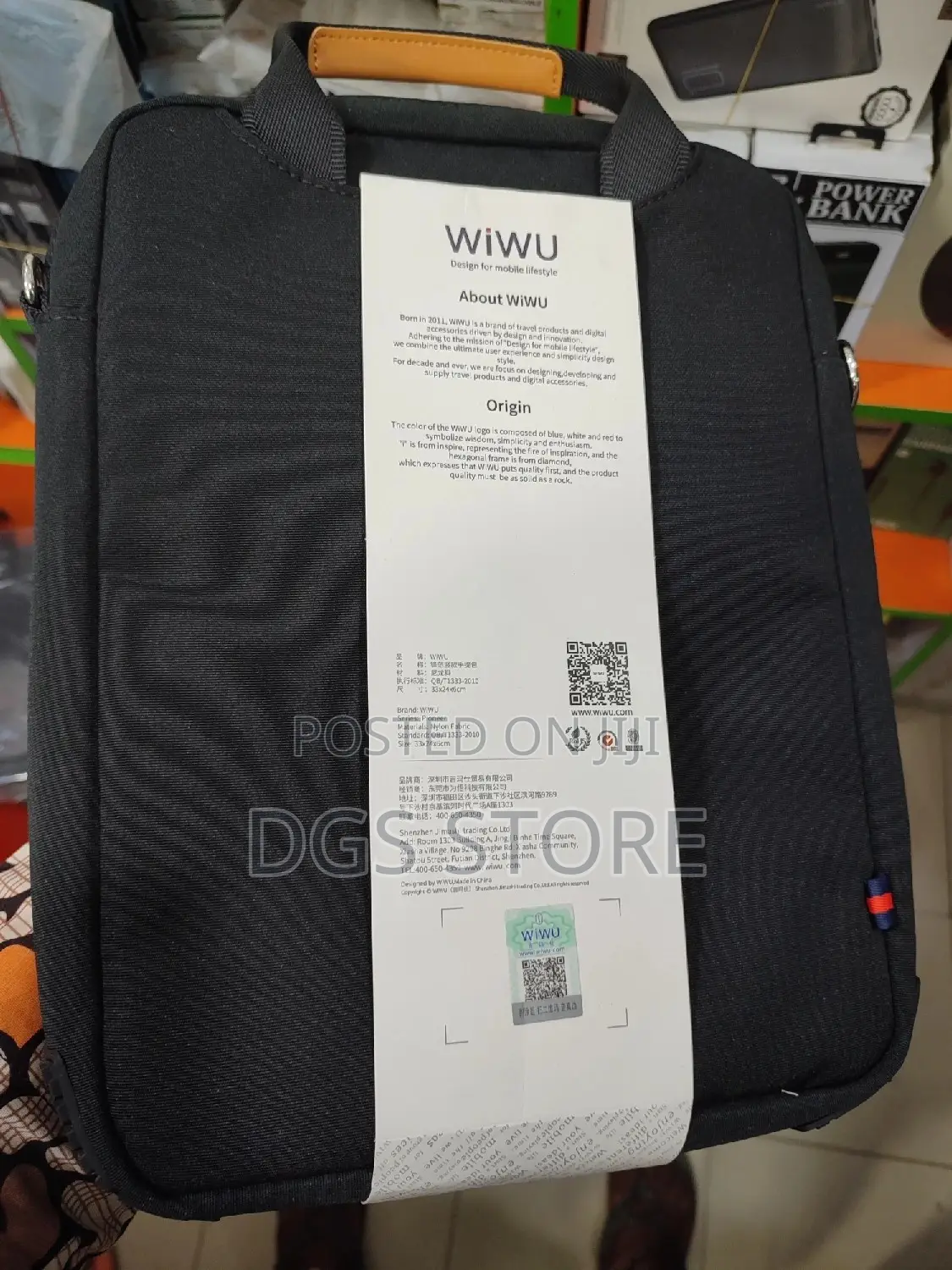 Wiwu Pioneer Tablet Laptop Bag 12.9inch With Shoulder Strap
