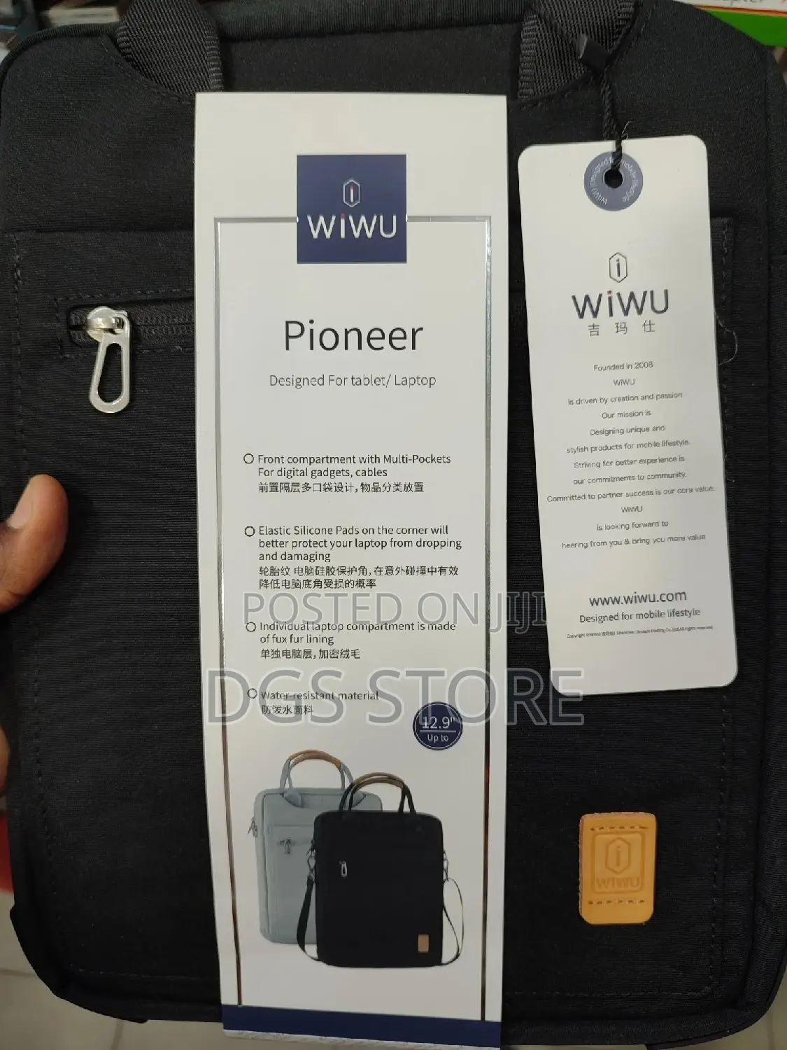 Wiwu Pioneer Tablet Laptop Bag 12.9inch With Shoulder Strap