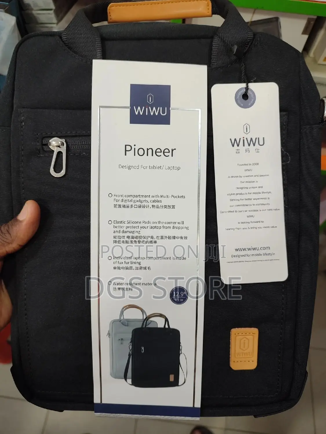 Wiwu Pioneer Tablet Laptop Bag 12.9inch With Shoulder Strap