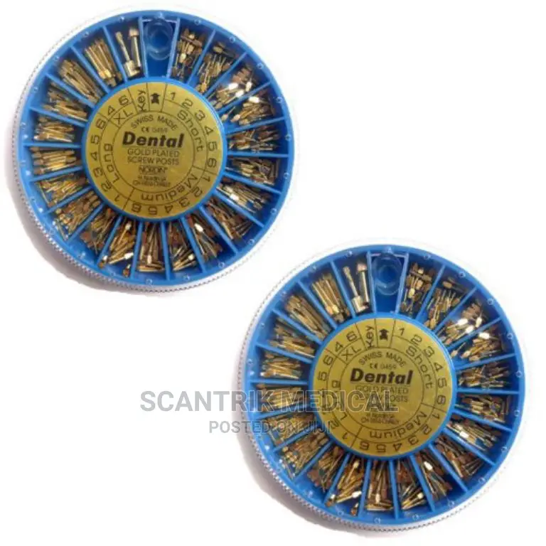 Dental Conical Screw Posts Metal Screw Post,120 Posts
