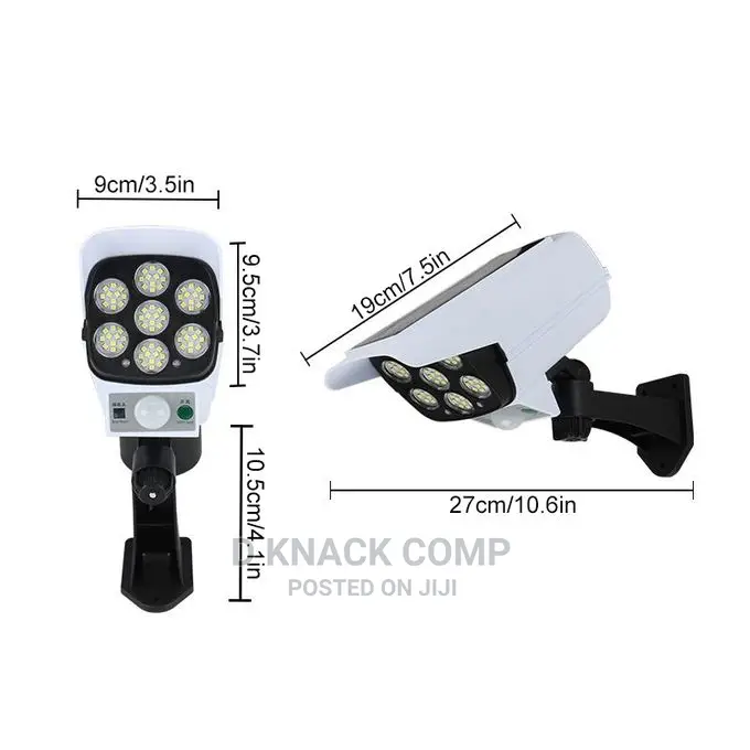 Solar Power Light PIR Motion Sensor Spot Garden Wall Lamp