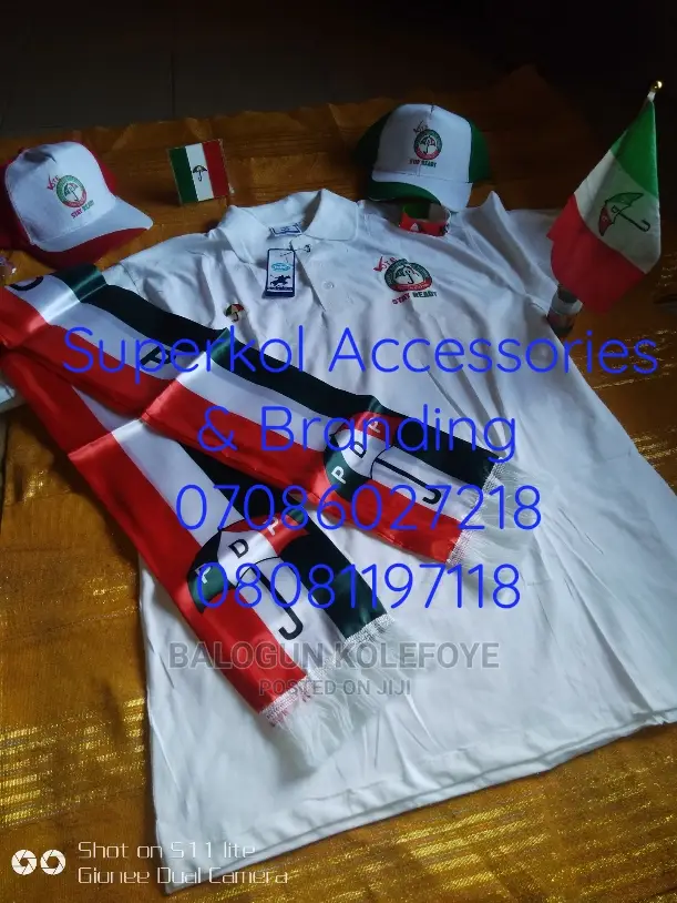 Campaign T-Shirt, Cap, Muffler, Flag, Lapel Pin E.T.C