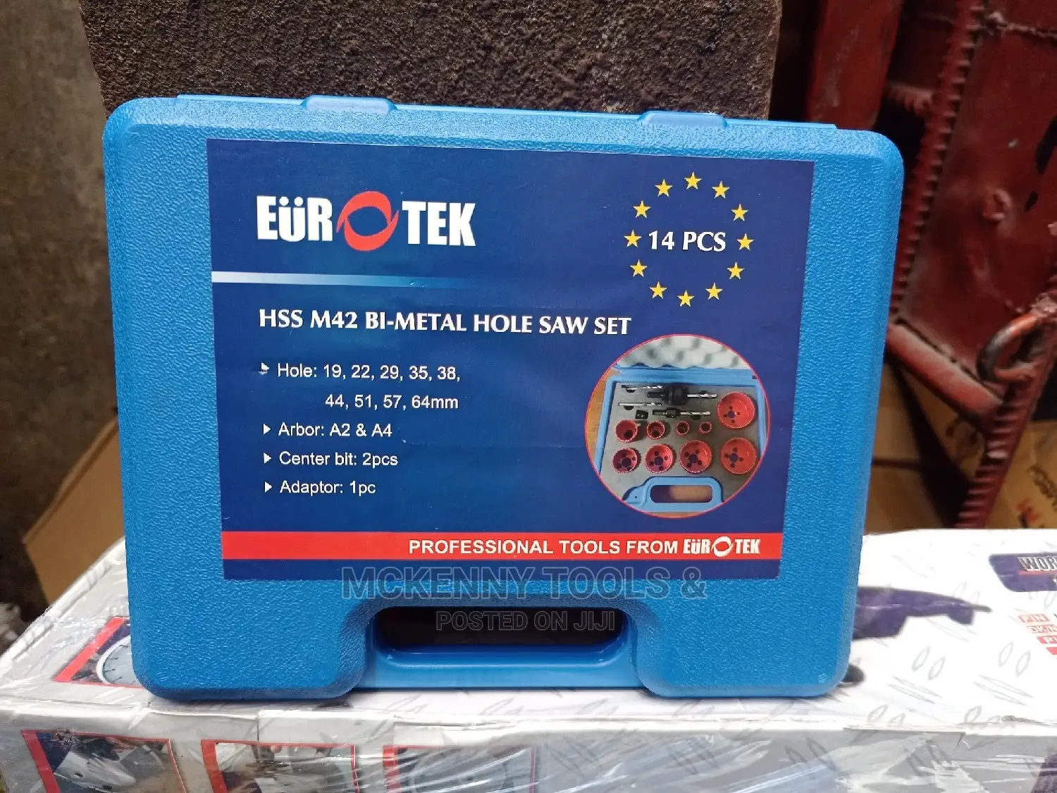 Eurotek 14 PCS Xmech HSS M42 Bi-Metal Hole Saw Set >