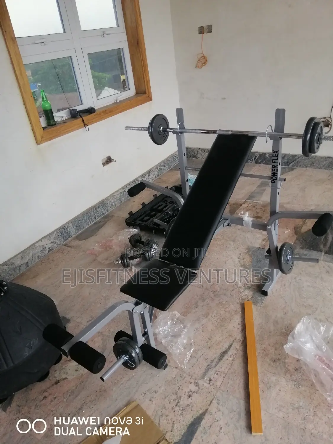 Weight Bench With 50kg Weight