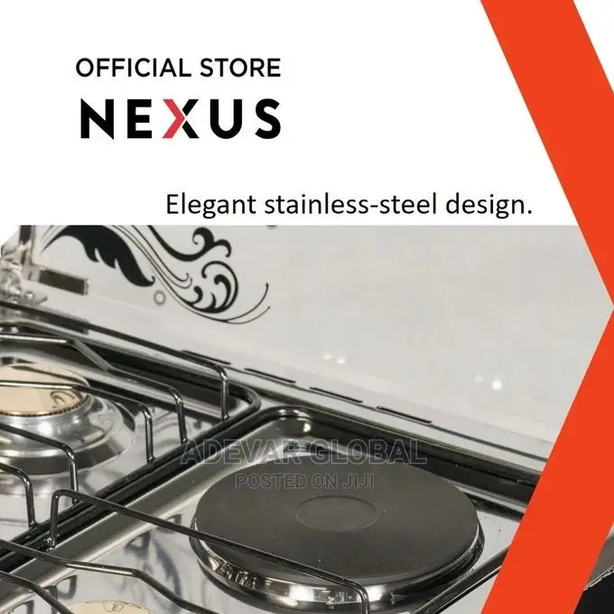 Nexus 3 Burner Gas 1 Electric Cooker GCCR-Nx-5055bc (3+ 1)