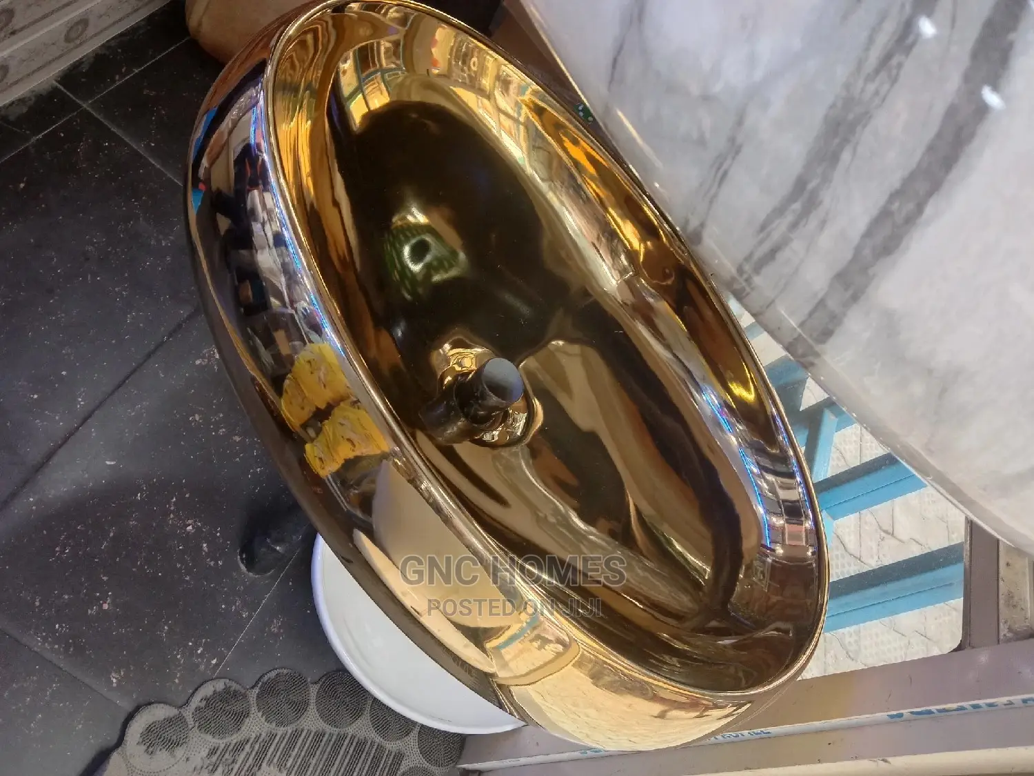 Gold Counter Top Basin