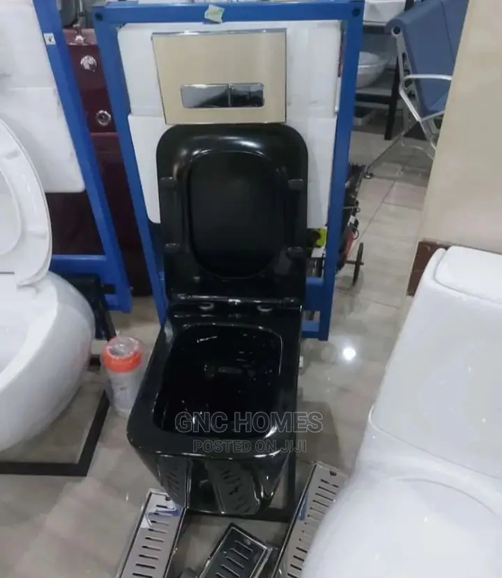 Black Wall Hung Wc