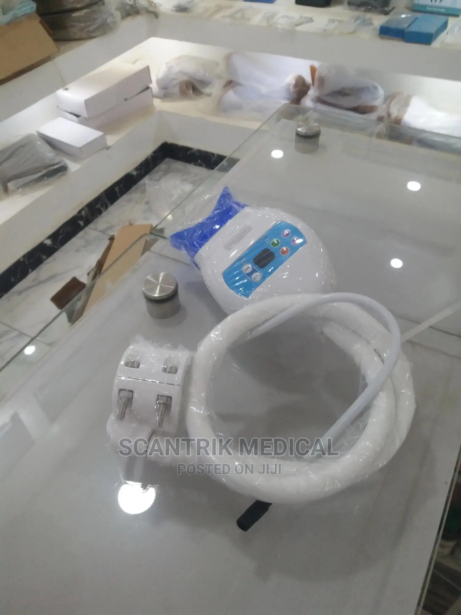 Teeth Whitening Unit Dental Floor Standing With Blue Light