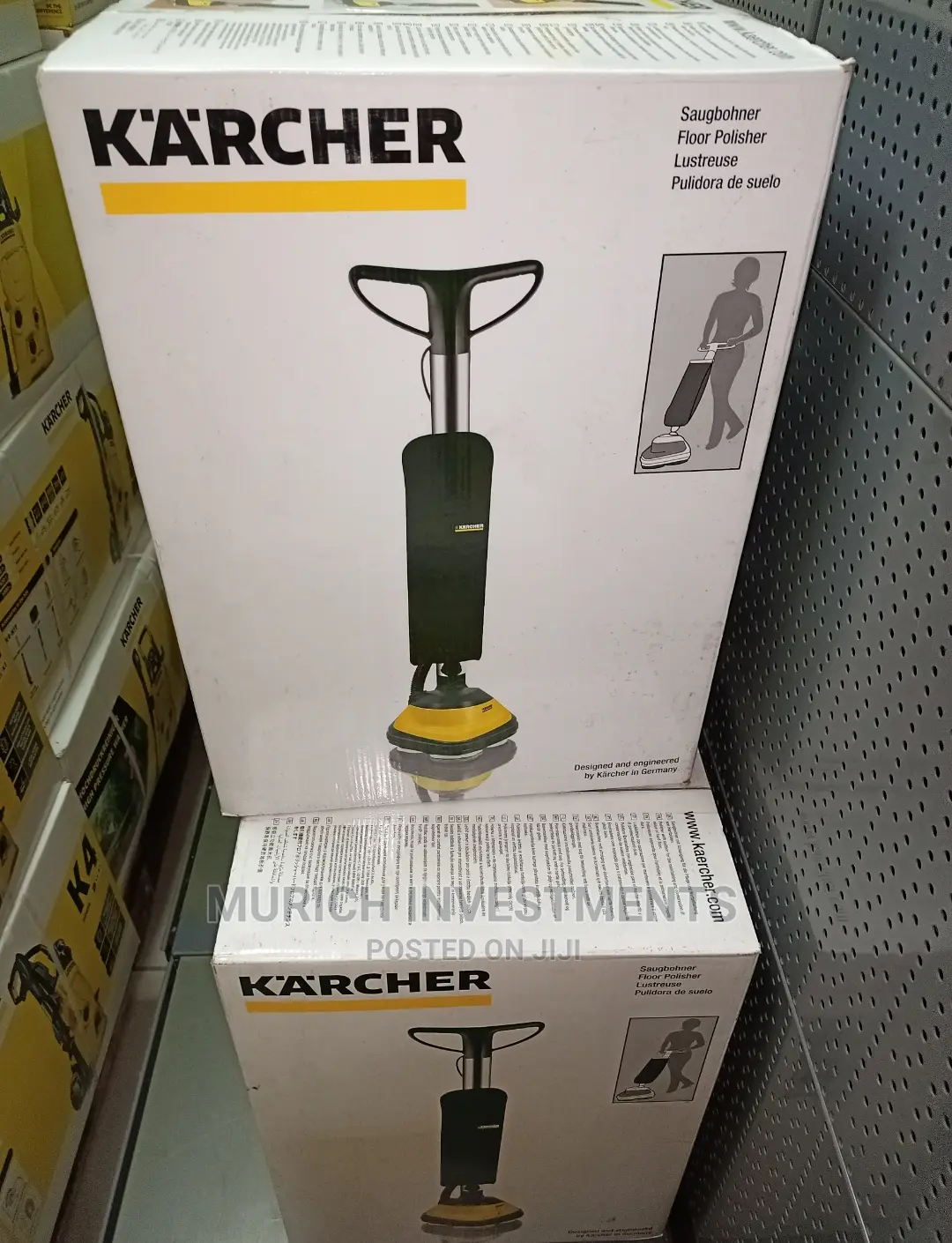 Karcher FP 303 Floor Polisher - 3 Pads, Paper Bag 600W