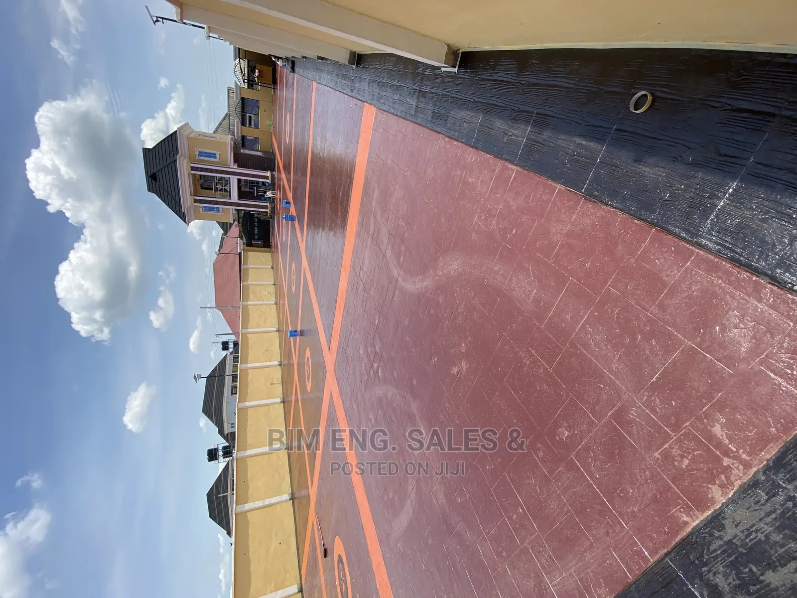 Ground Floor Paint Polish Stamped Concrete