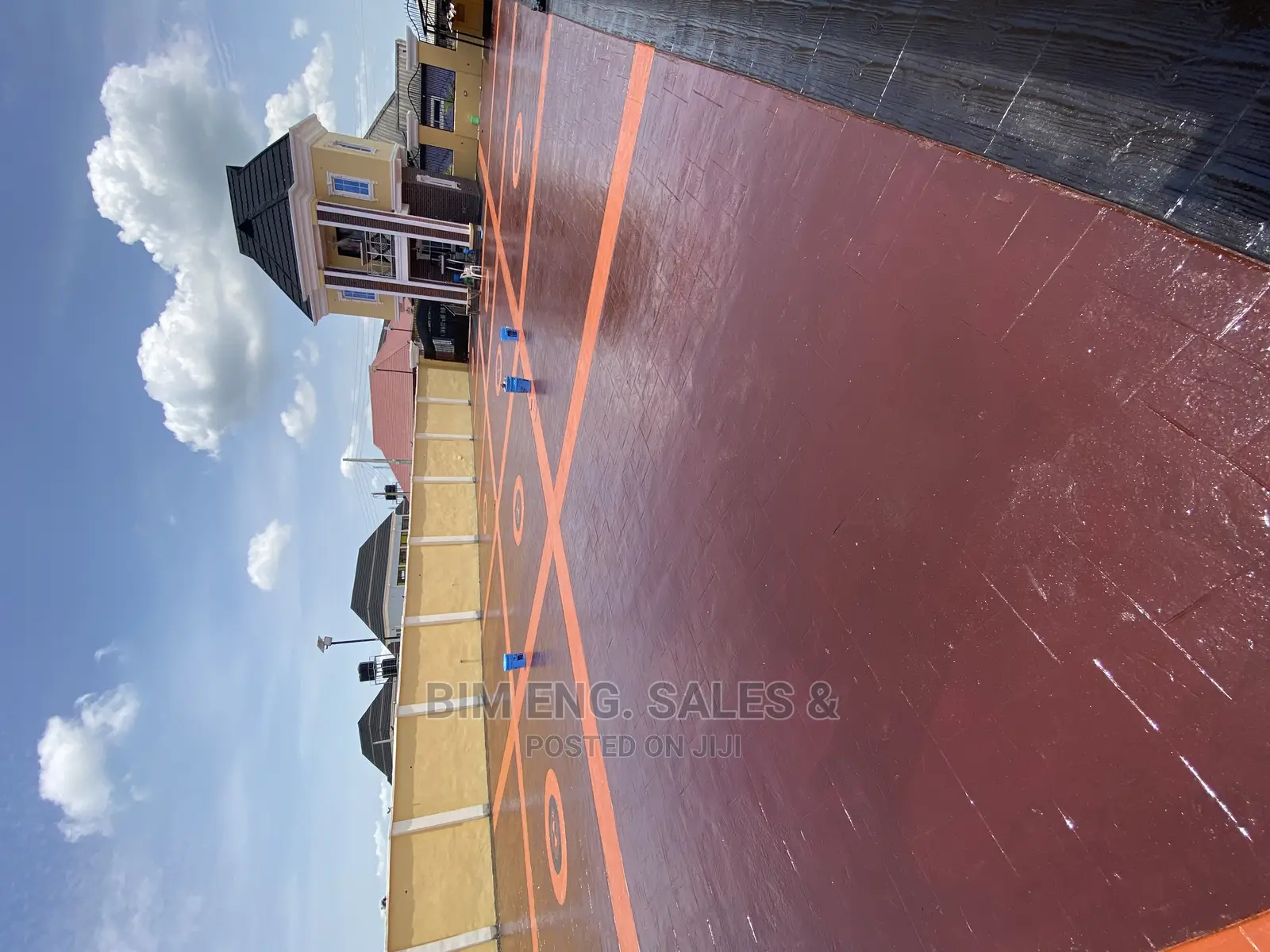 Ground Floor Paint Polish Stamped Concrete