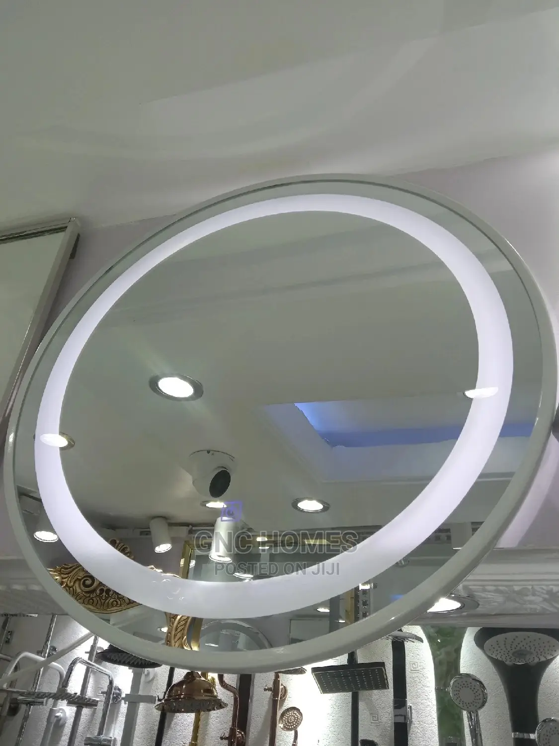 White  Frame Led Mirror