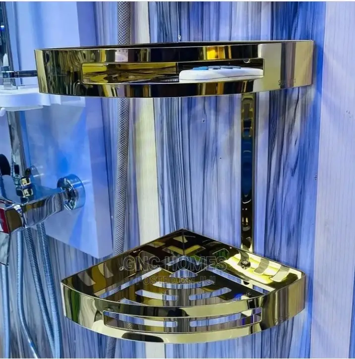 Pure Gold Corner Shelf