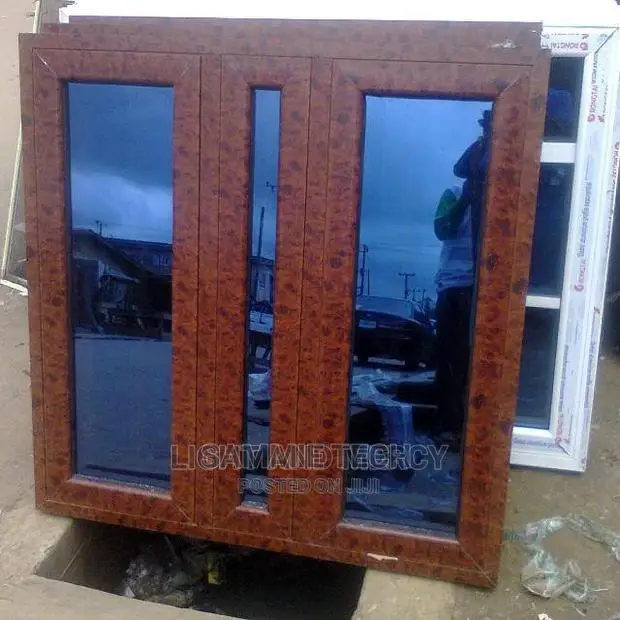 Casement Windows With Wood Finish Colour