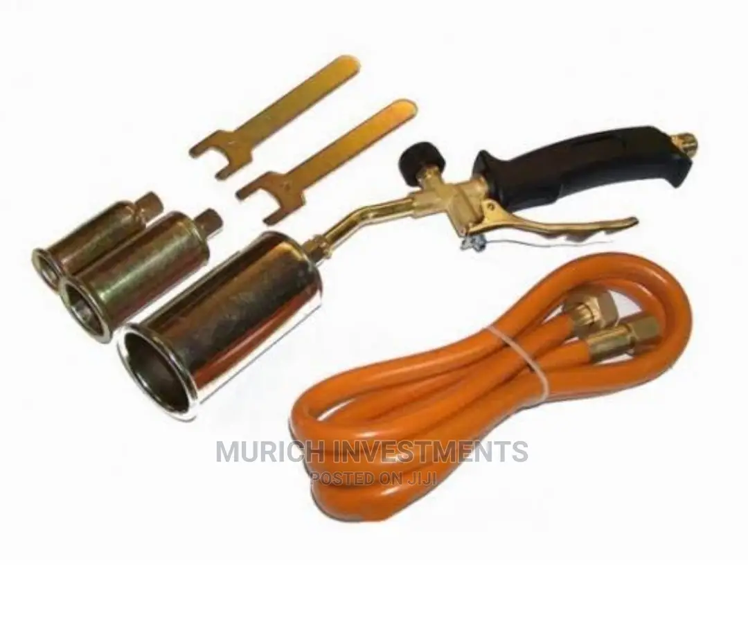 Gas Blow Burning Flame Touch With Hose and Noozle