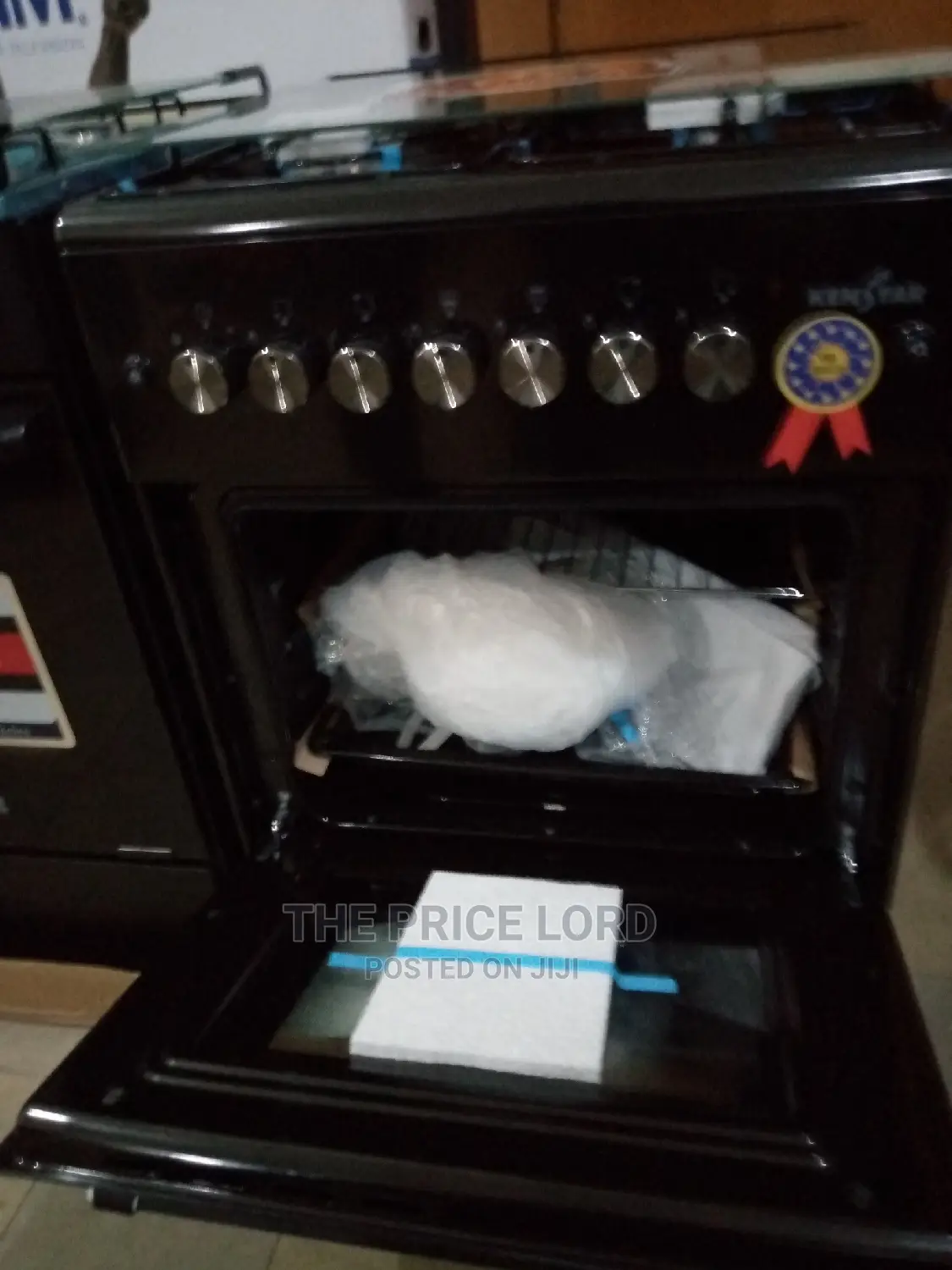 Kenstar 3+1 Gas Cooker 60x60 Oven GC-KS-6060-3G1EBI