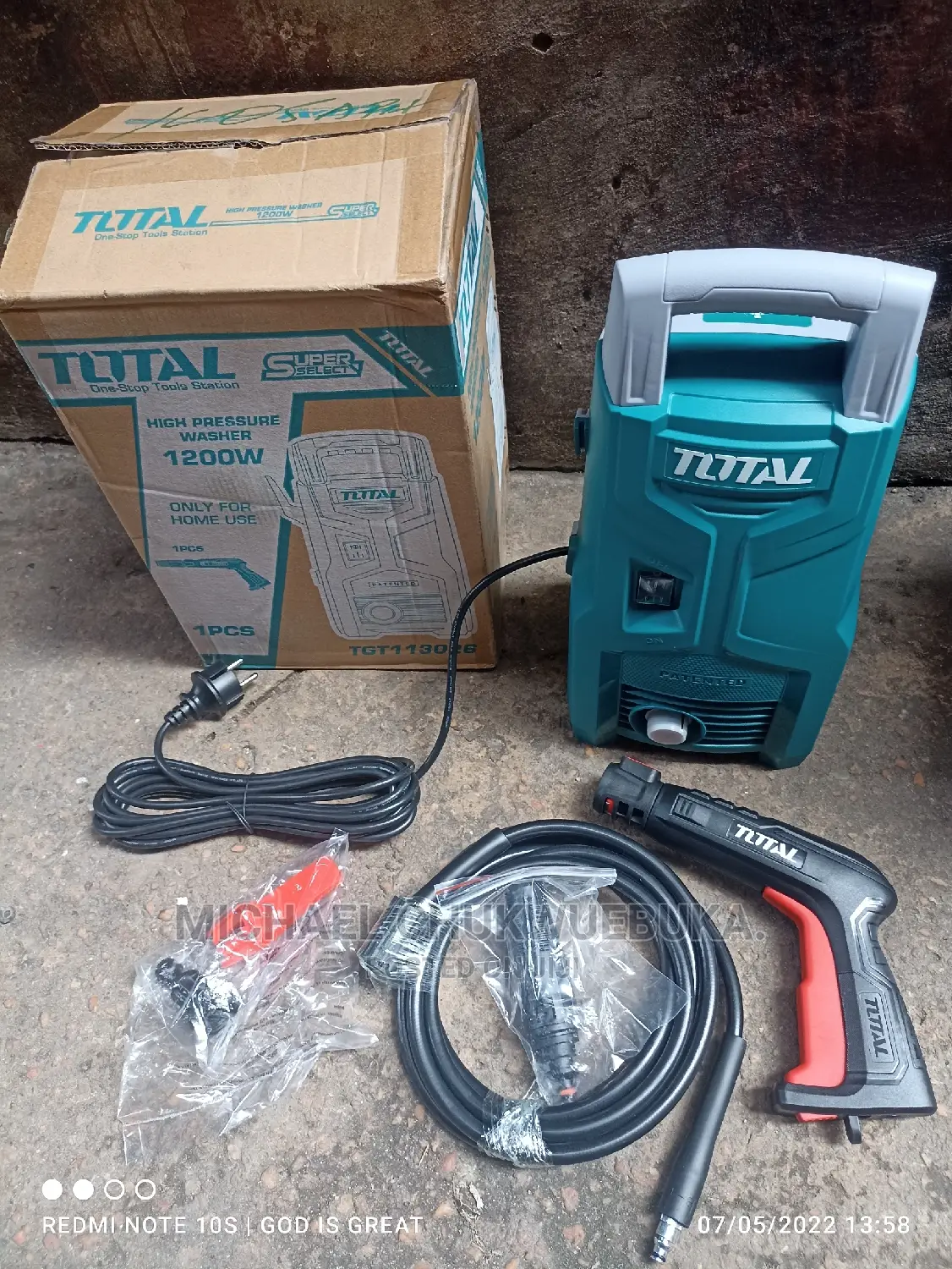 1200w Total High Pressure Washer