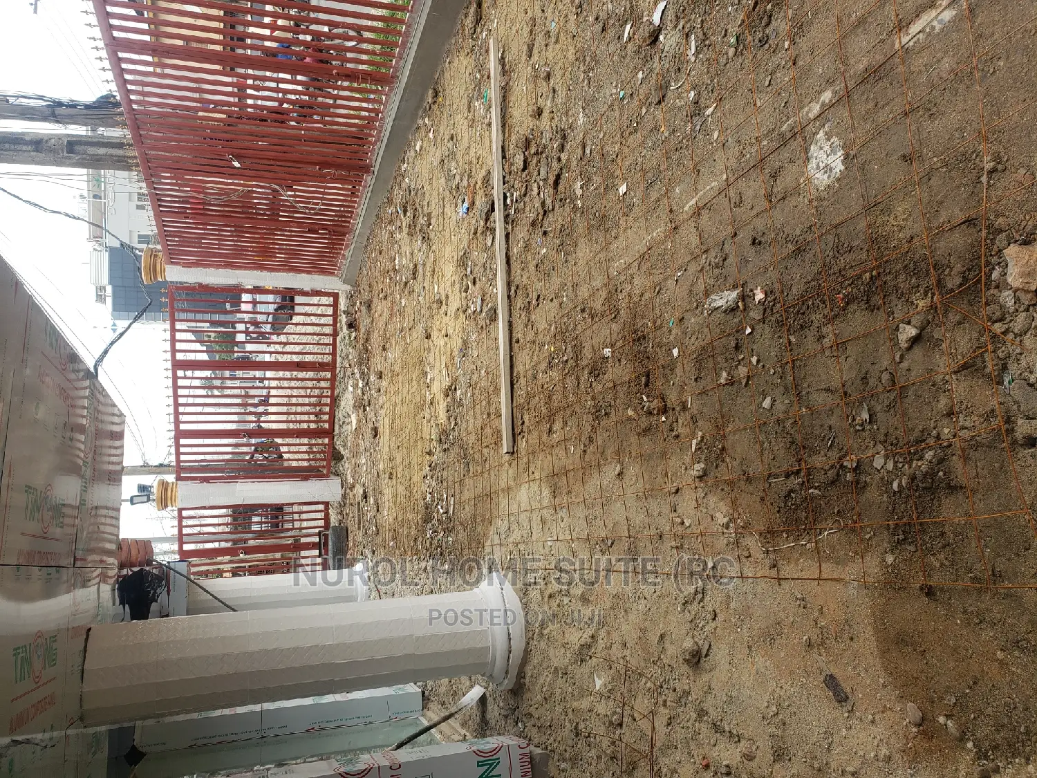 European Fan Patter Stamped Concrete Floor