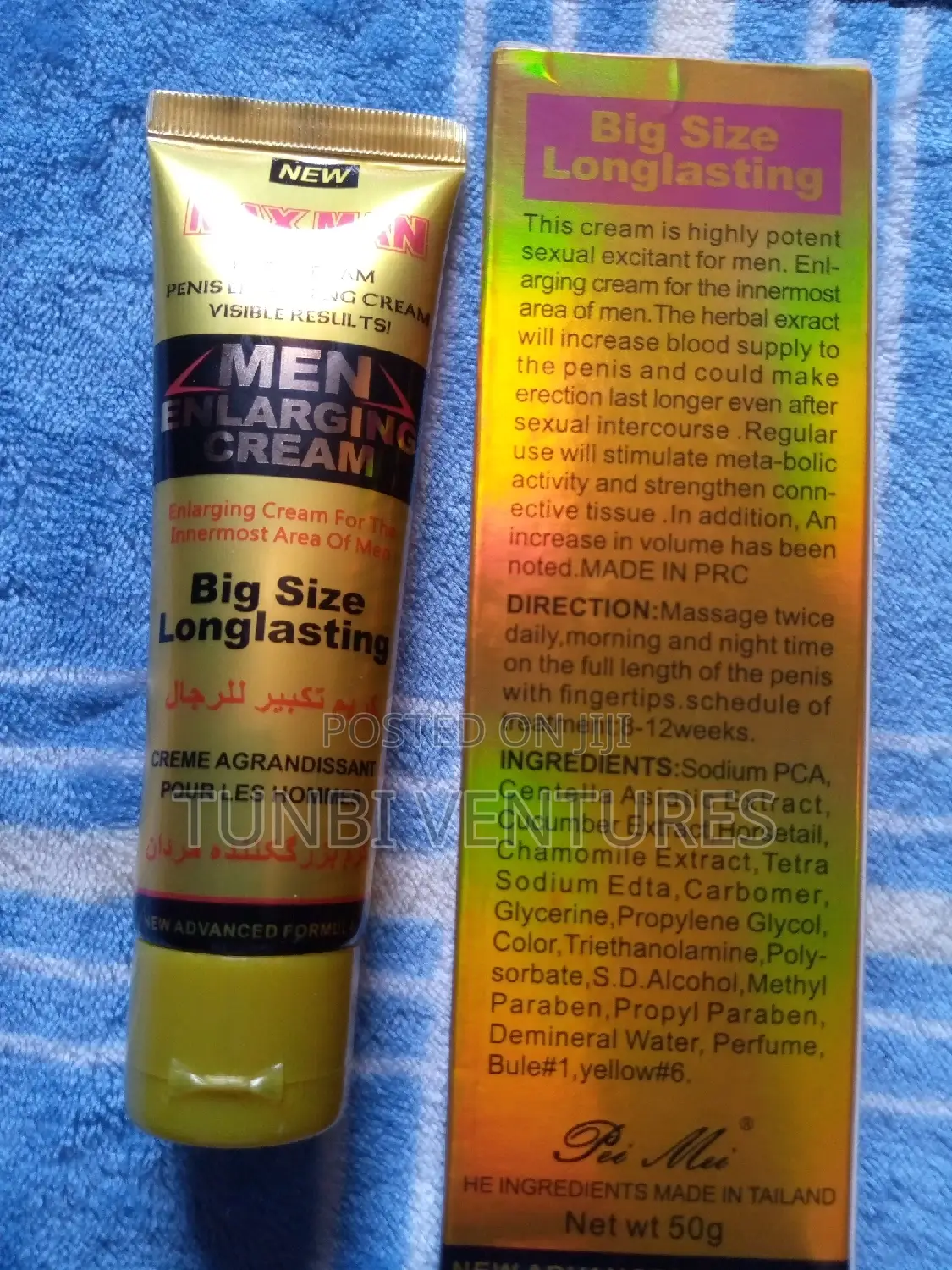 Max Man Enlarging Cream