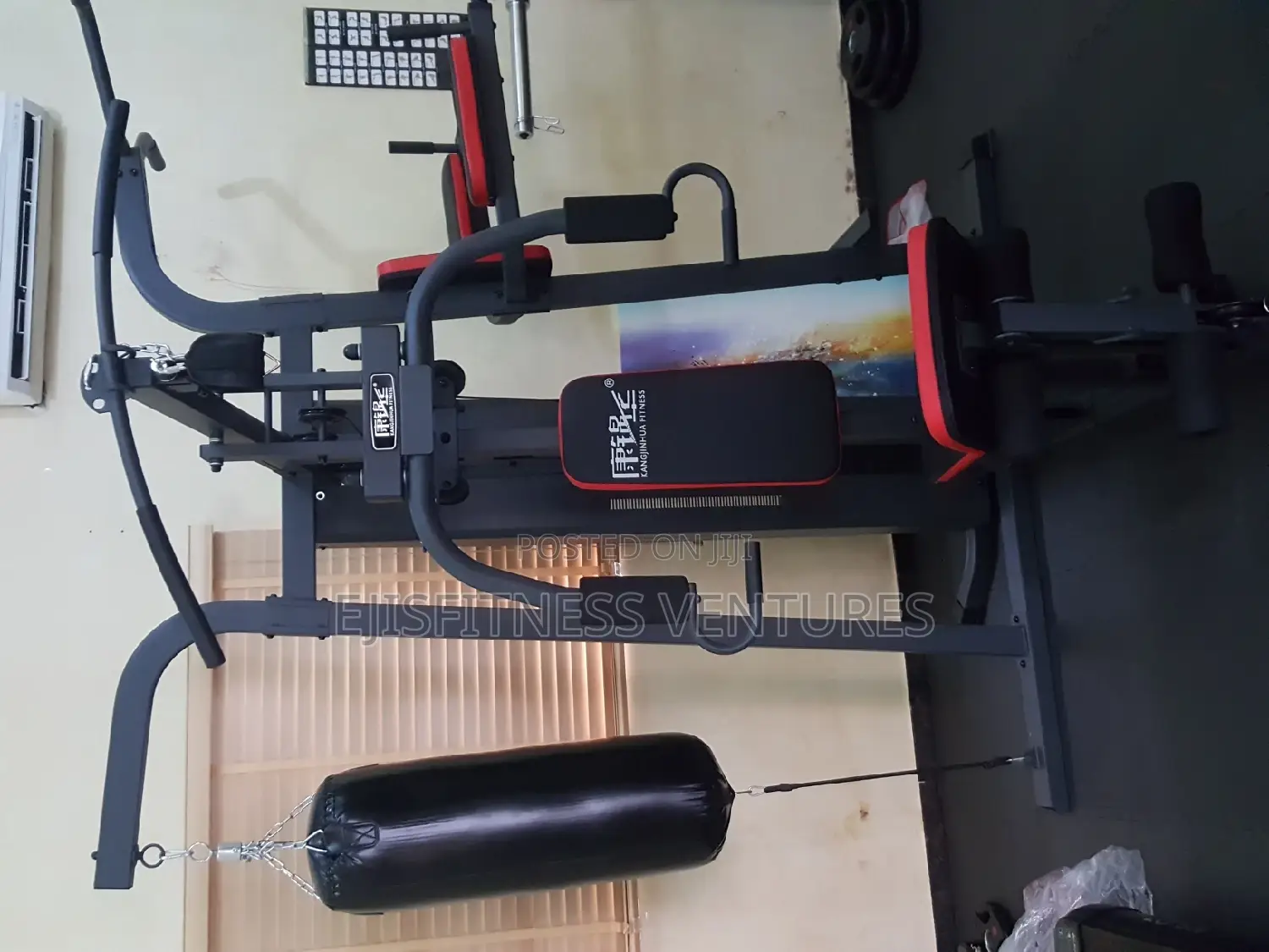 3station Gym With Punching Bag