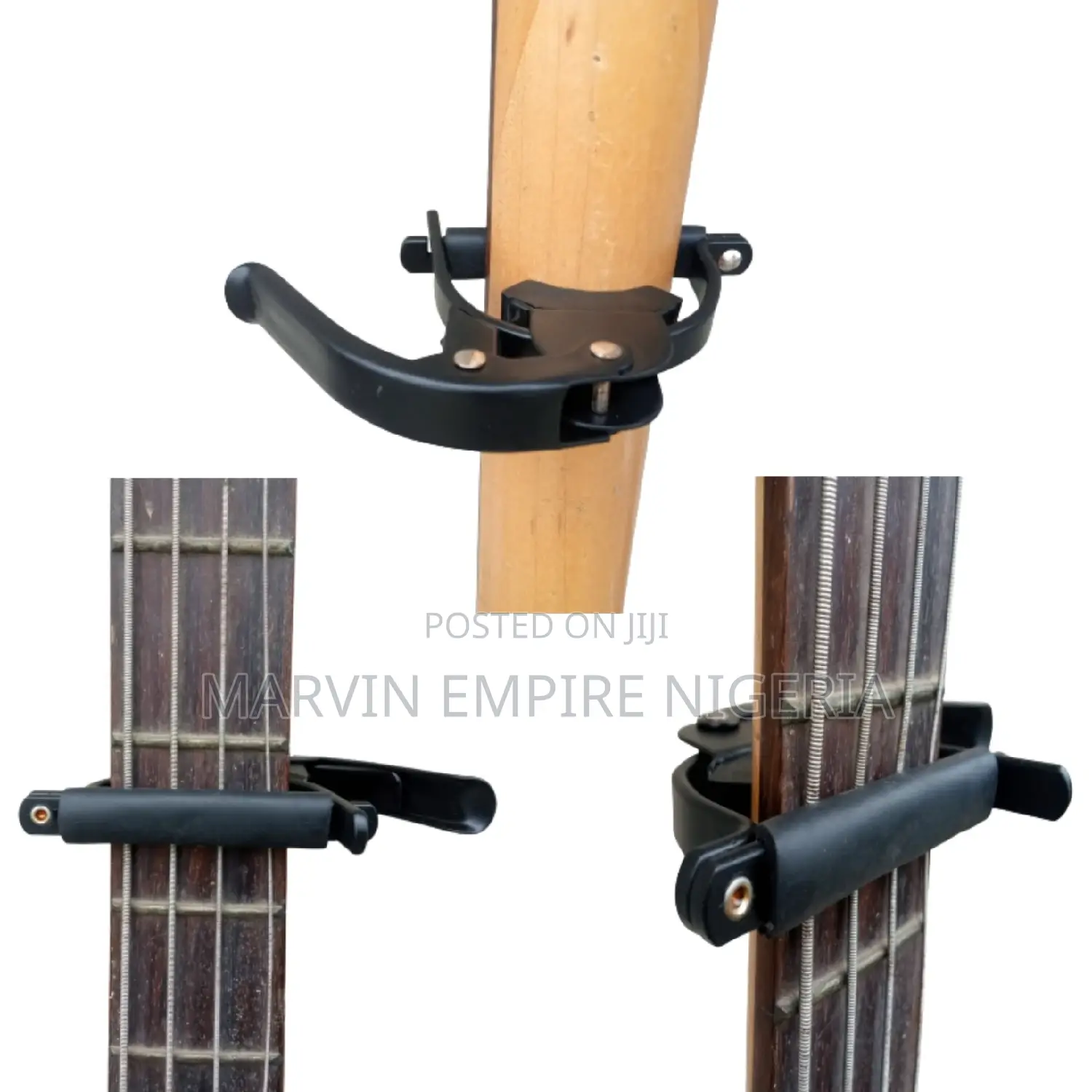 2pcs Strong Cust Capo for Acoustic and Electric Bass Guitars
