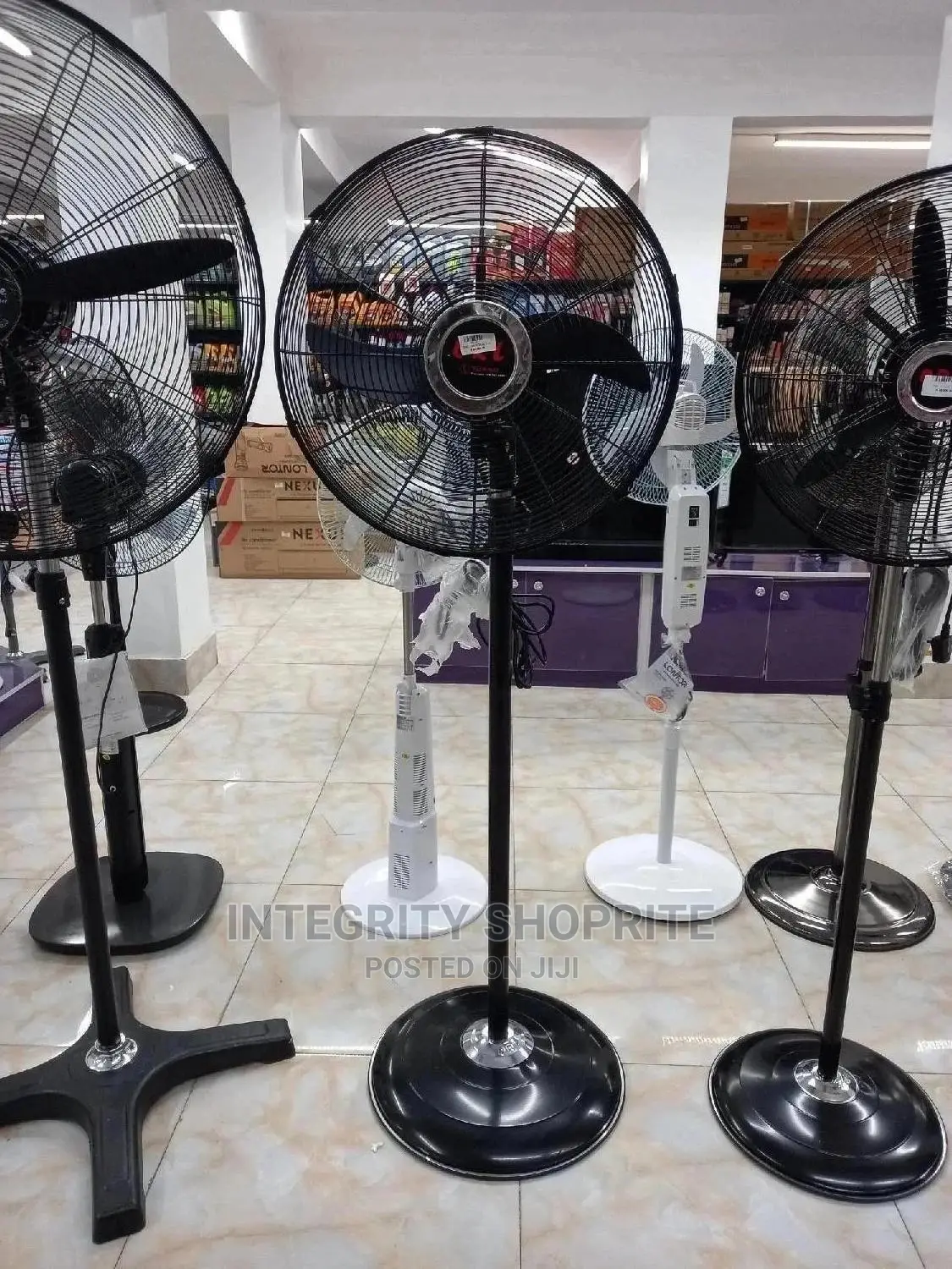 Orl 20inch Industrial Standing Fan Black