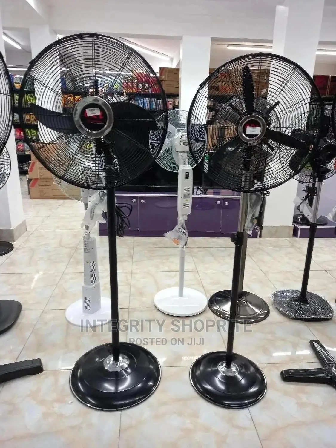 Orl 20inch Industrial Standing Fan Black