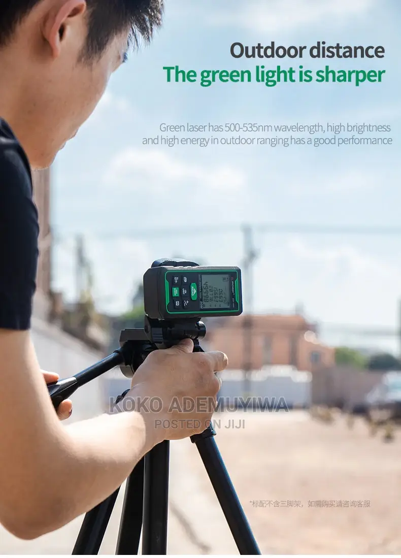 100m Outdoor Laser Distance Meter Rangefinder Digital Tape