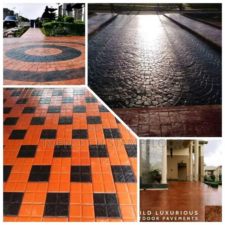 Superb Concrete Stamp Floor