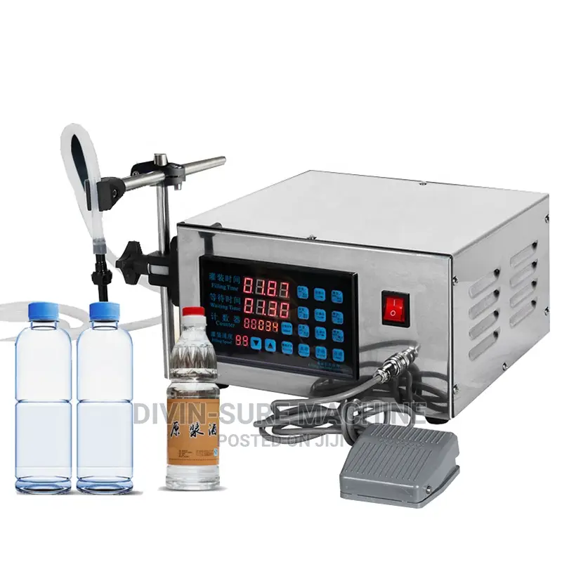 Semi Automatic Juice Digital Pump Water Liquid Filling Machi