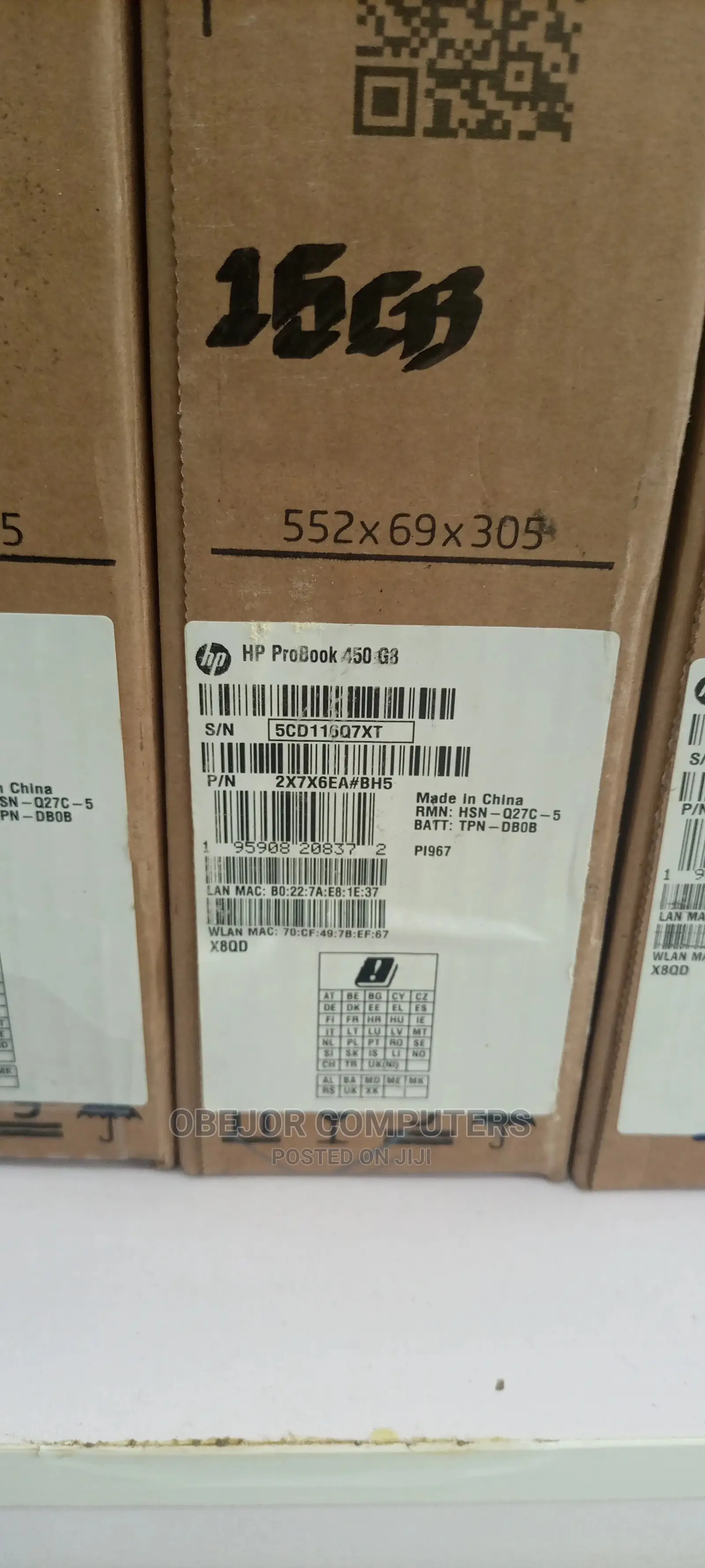 New Laptop HP ProBook 450 G7 16GB Intel Core i5 SSD 512GB