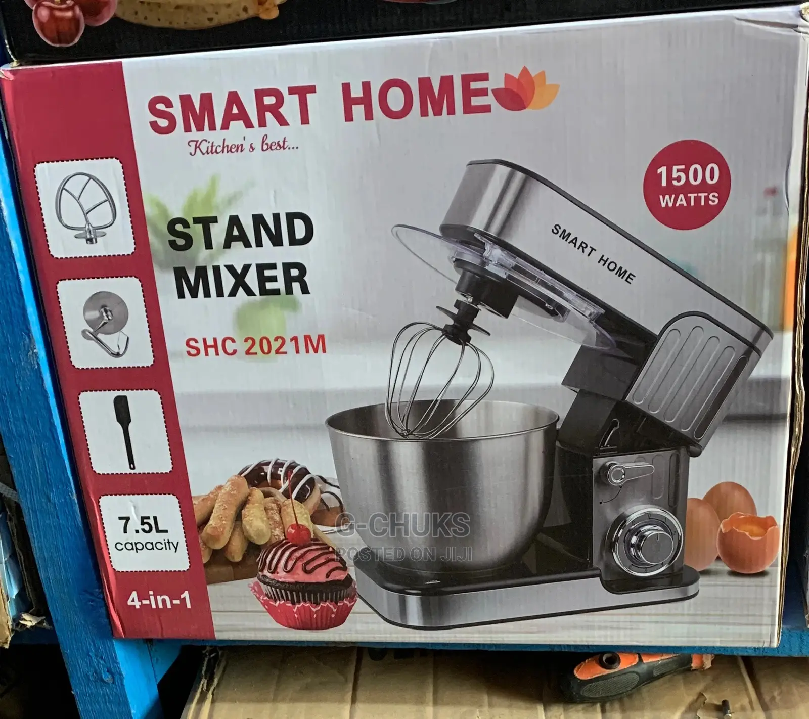 Smart Home 7.5L Stand Cake Mixer - 1500W