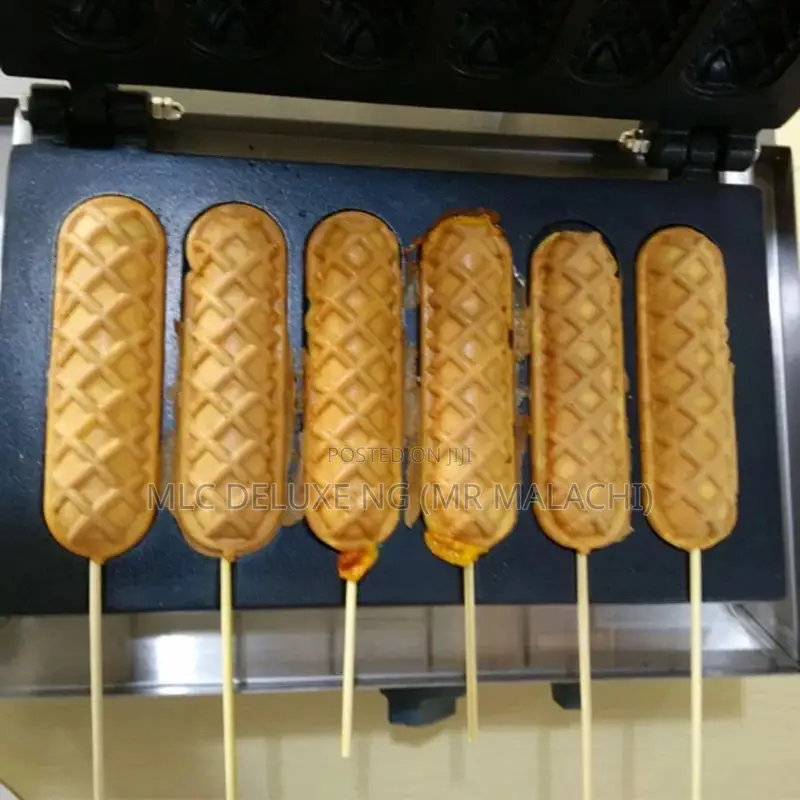 6_STICKS Waffle on Stick/Hotdog Waffle Makers Available