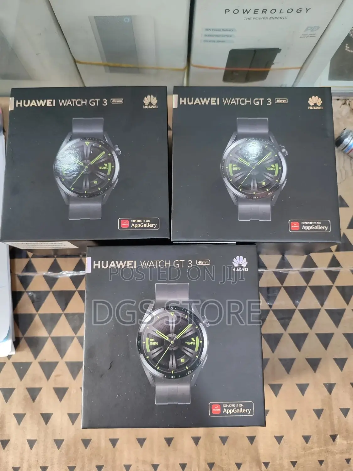 Huawei Watch GT 3 46mm Black Stainless Steel Case Smartwatch