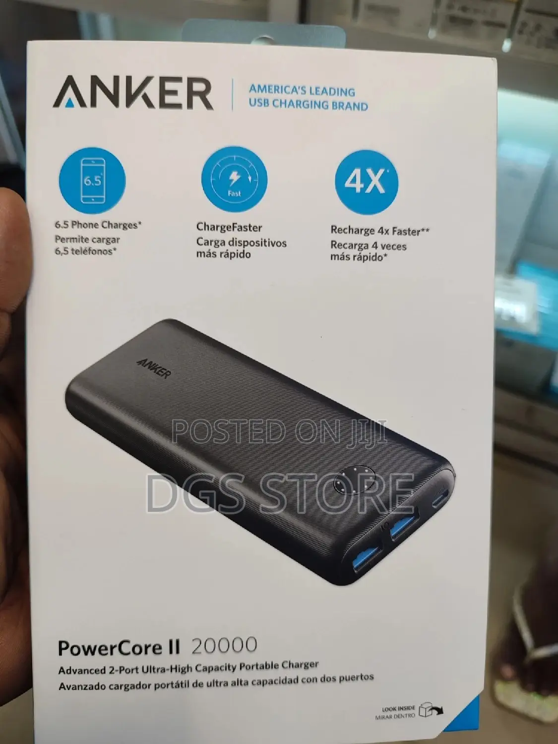Anker Power Core Ll 20,000mah 18w Fast Charging Power Bank