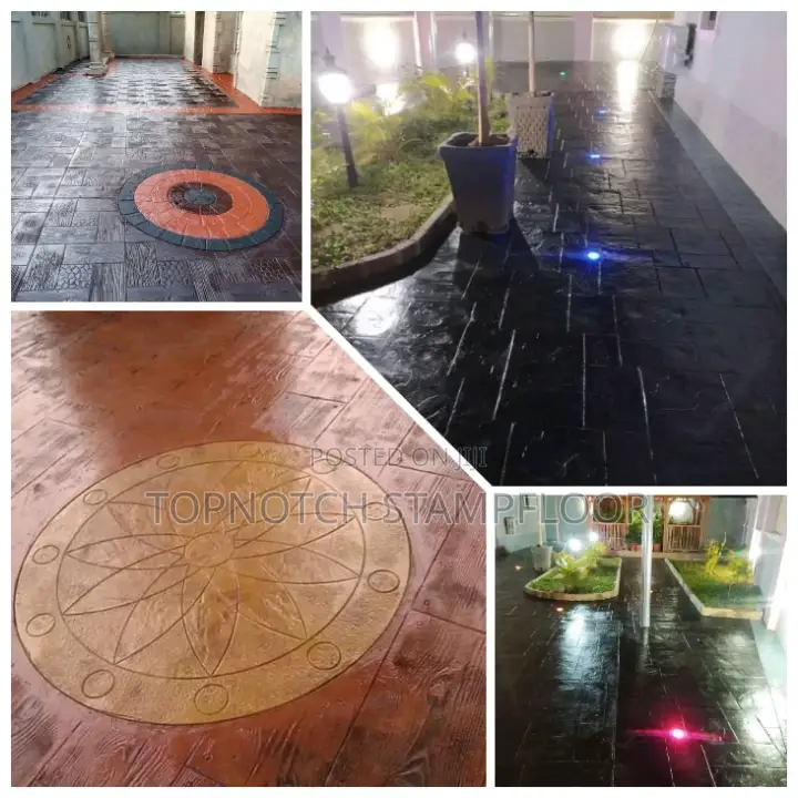 Underlay Iron Rod and Polish Concrete Design