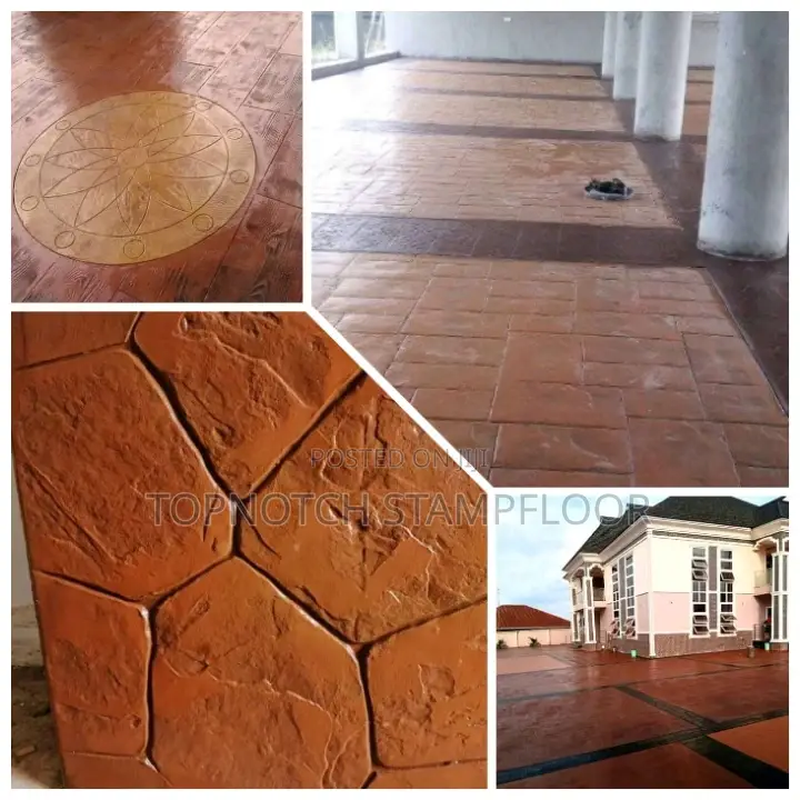 Underlay Iron Rod and Polish Concrete Design