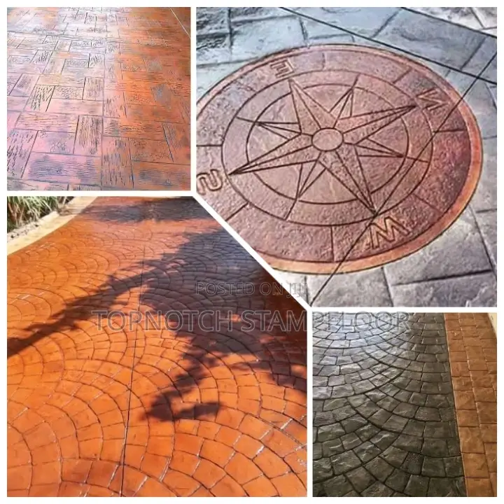 Colorful Increte Floor Design Services