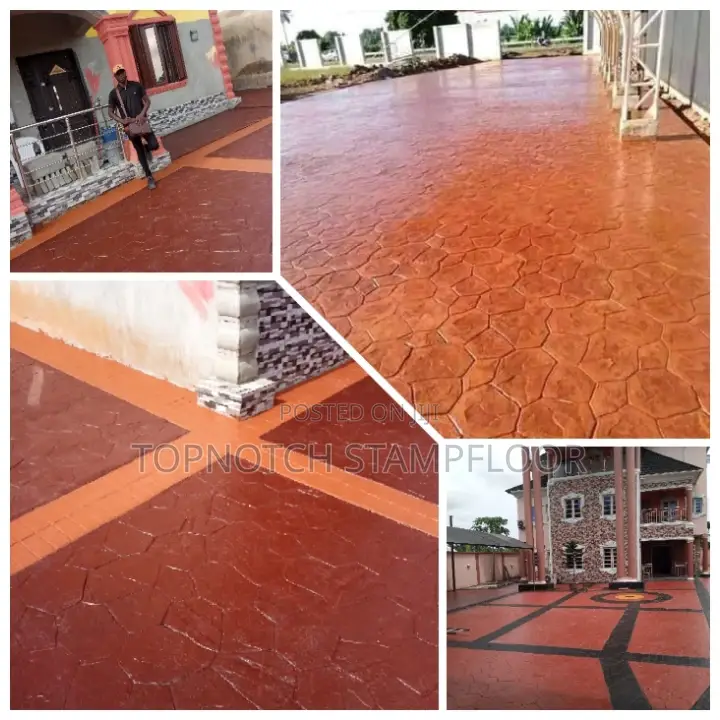 Colorful Increte Floor Design Services