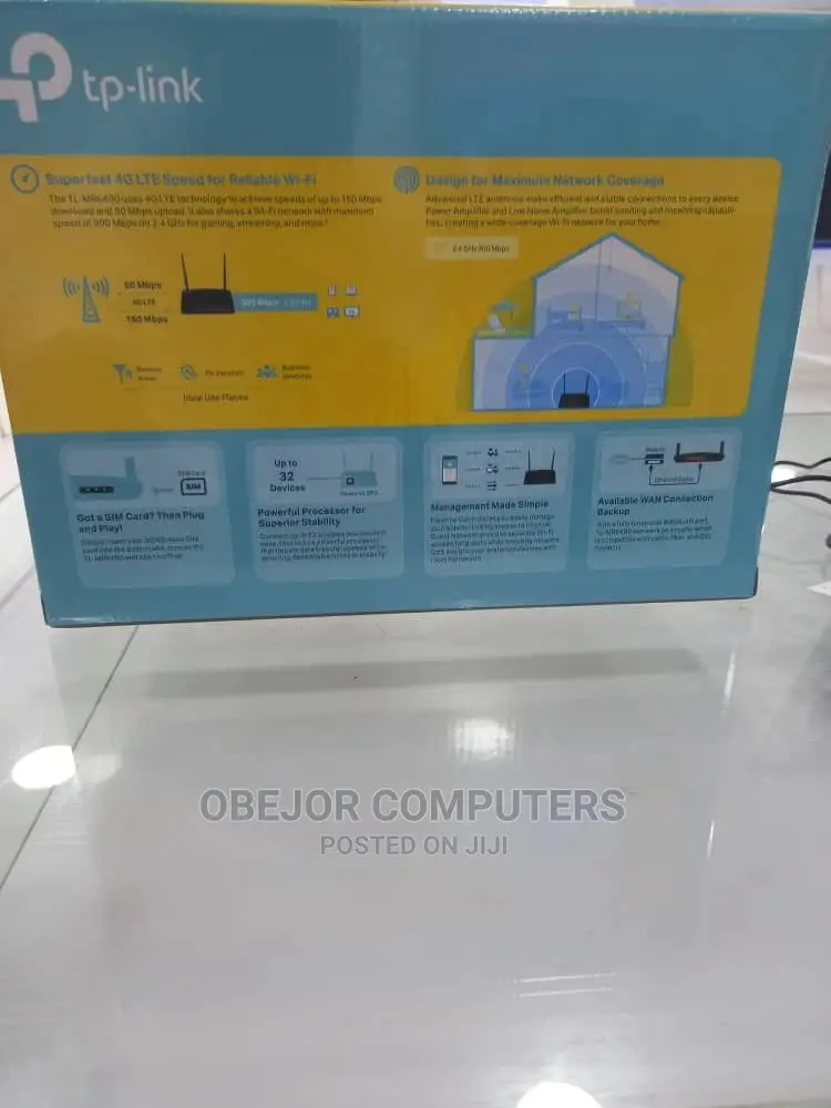 Tp-Link Tl-Mr6400 300mbps Wireless 4g Lte Router